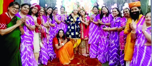 कृष्ण प्रेम भक्ति और सखियों संग रास से माहेश्वरी महिला समिति की राधाअष्टमी