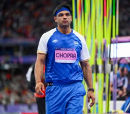 नीरज चोपड़ा 1 सेमी से शीर्ष स्थान से चूके, दूसरे स्थान पर रहे 