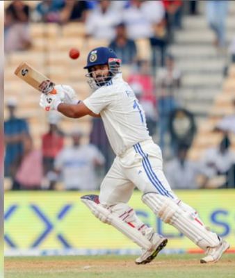 पंत और गिल क्रीज पर, तीसरे दिन लंच तक भारत का मजबूत स्कोर: 205/3 