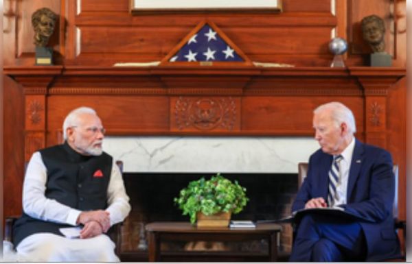 क्वाड के प्रति पीएम मोदी के समर्पण को बाइडेन ने सराहा 