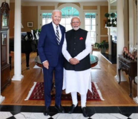 मेजबानी के लिए राष्ट्रपति जो बाइडेन का धन्यवाद : नरेंद्र मोदी 
