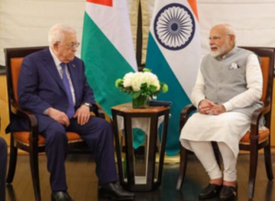 पीएम नरेंद्र मोदी ने फिलिस्तीन के राष्ट्रपति से मुलाकात की, गाजा संकट पर गहरी चिंता जताई 