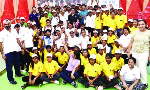 कर्मचारियों के प्रत्येक किमी दौडऩे पर एक जरूरतमंद बच्चे को मिलेगा पौष्टिक भोजन 