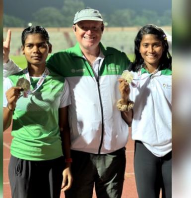 रिलायंस फाउंडेशन एथलेटिक्स हाई परफॉरमेंस सेंटर के अनिमेष कुजूर और लक्ष्मीप्रिया किसान ने दो-दो पदक जीते 