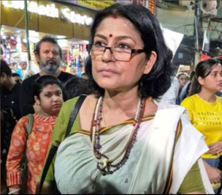 पूर्व सांसद और भाजपा नेता रूपा गांगुली गिरफ्तार, रात भर पुलिस थाने के बाहर किया था प्रदर्शन 