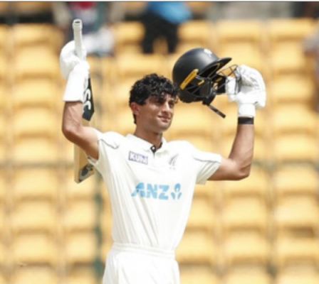 रचिन का नाबाद शतक, न्यूज़ीलैंड को भारत पर 299 रनों की बढ़त 