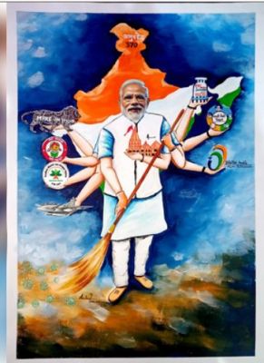 वाराणसी में 20 अक्टूबर को प्रधानमंत्री नरेंद्र मोदी का दौरा, लगाए गए विशेष बैनर