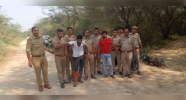 पुलिस मुठभेड़ में पश्चिम बंगाल के दो बदमाश गिरफ्तार, 31 मोबाइल, 3 लैपटॉप बरामद