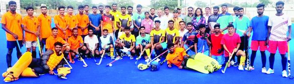 15 महाविद्यालयों के 36 खिलाडिय़ों ने पुरुष हॉकी खेल-चयन में लिया भाग