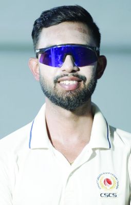 रणजी ट्रॉफी : तीसरे दिन  छग की 125 रनों से बढ़त