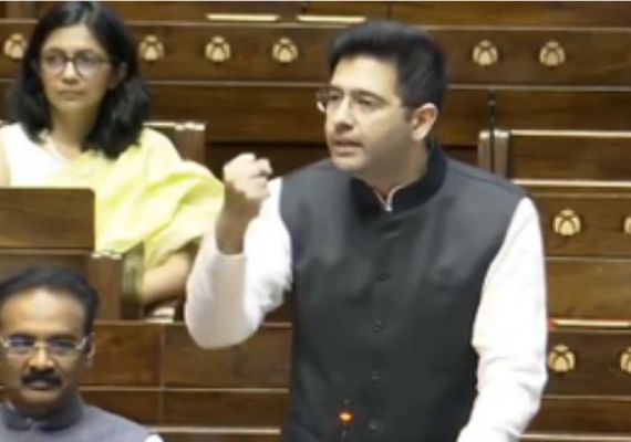 इस्कॉन पुजारी चिन्मय कृष्ण दास की गिरफ्तारी पर चर्चा के राघव चड्ढा ने राज्यसभा में दिया नोटिस