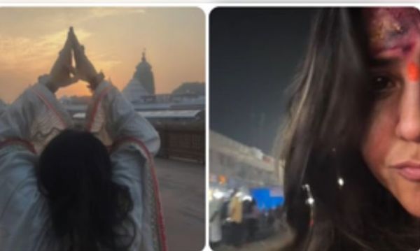 एकता कपूर ने पहुंची पुरी, भगवान जगन्नाथ के किए दर्शन 