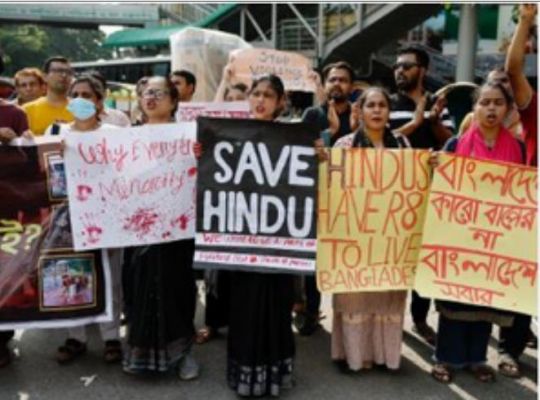 बांग्लादेश में हिंदू अल्पसंख्यकों की सुरक्षा की जिम्मेदारी मोहम्मद यूनुस सरकार पर : अमेरिकी सांसद 