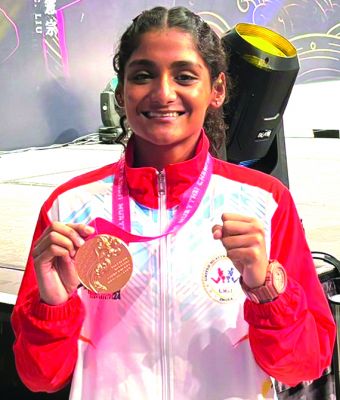 ईस्ट एशिया म्यू थाई स्पर्धा हांगकांग में छग की दिव्या ने भारत का किया प्रतिनिधित्व