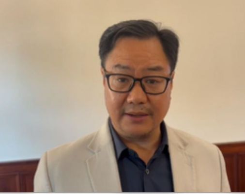 संसद भवन में विपक्ष के व्यवहार से बहुत दुखी हूं: किरेन रिजिजू 