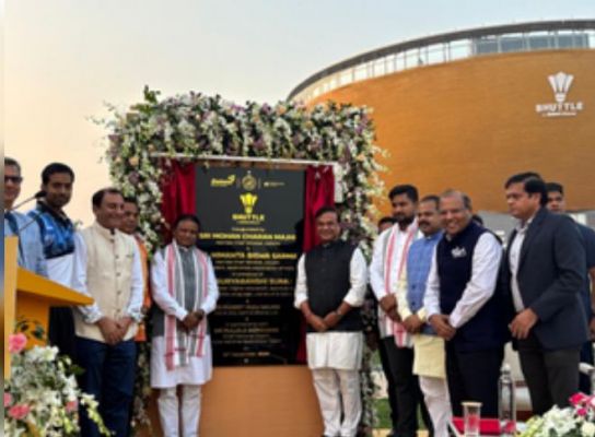 राष्ट्र को समर्पित डालमिया भारत पुलेला गोपीचंद बैडमिंटन अकादमी 