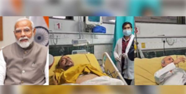 संसद भवन में भाजपा एमपी के साथ धक्का-मुक्की, पीएम मोदी ने जाना चोटिल सांसदों का हाल 