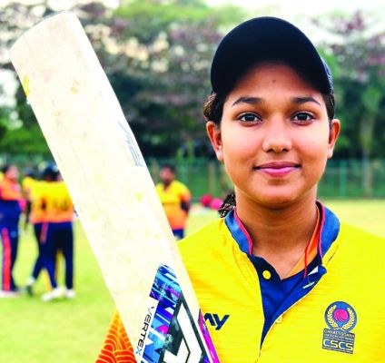 विमेंस अंडर19 के अभ्यास मैच में छत्तीसगढ़ की जीत