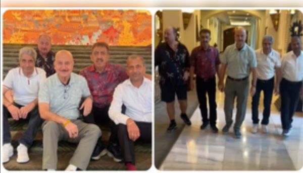 बचपन के दोस्तों संग छुट्टियां मनाने 'अचानक' थाईलैंड निकले अनुपम खेर, बोले - वाकई जिंदगी ना मिलेगी दोबारा 