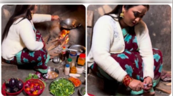 'माइके के टिकिट कटा दी पिया' : रानी चटर्जी ने मिट्टी के चूल्हे पर पकाया खाना, कैमरे में कैद हुई गांव की खूबसूरती