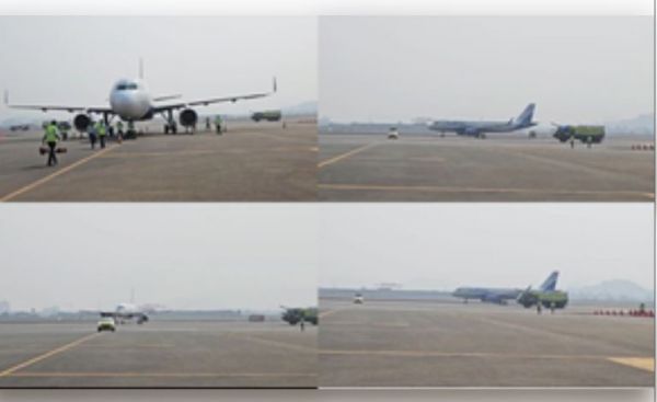 नवी मुंबई अंतर्राष्ट्रीय एयरपोर्ट पर सफलतापूर्वक पूरा हुआ पहला फ्लाइट वैलिडेशन टेस्ट 