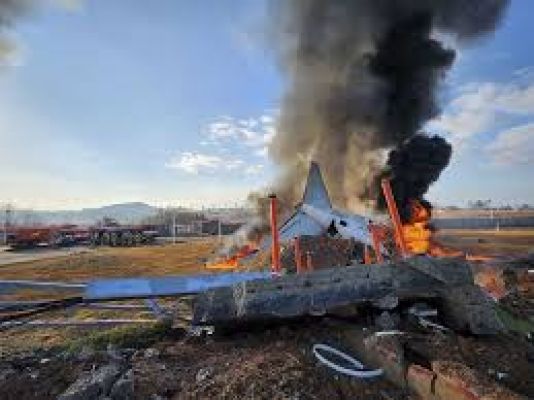 द. कोरिया में भीषण विमान हादसे के कारण का पता लगा रहे हैं अधिकारी