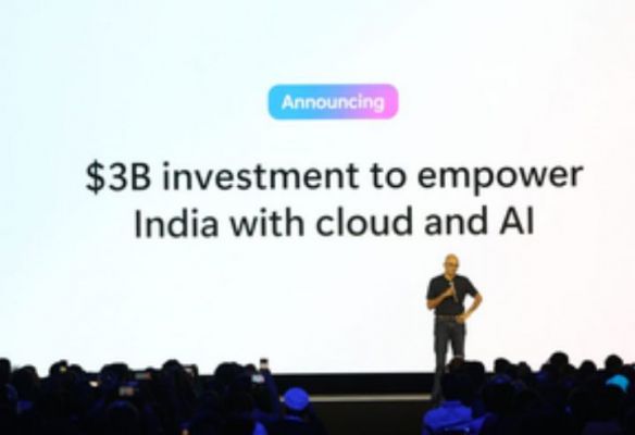 माइक्रोसॉफ्ट भारत में एआई और क्लाउड इन्फ्रास्ट्रक्चर में करेगा 3 अरब डॉलर का निवेश 