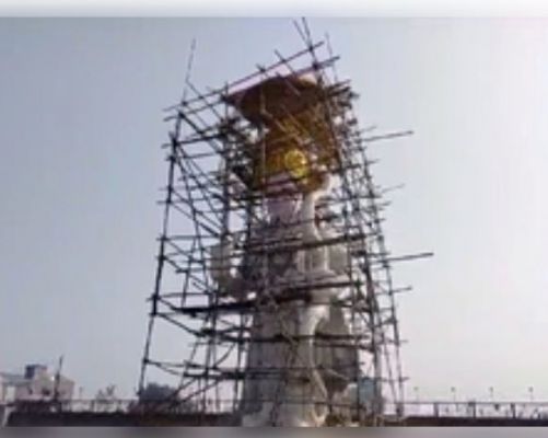 संभल में बन रही 65 फीट ऊंची भगवान राम की प्रतिमा, मुख्यमंत्री योगी जल्द करेंगे उद्घाटन 