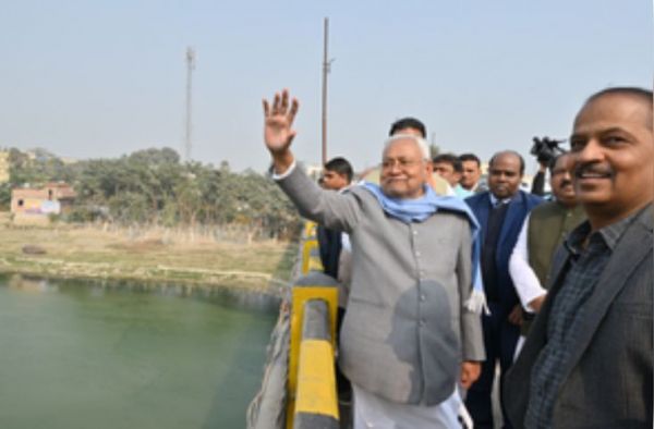 बिहार के मुख्यमंत्री नीतीश कुमार 'प्रगति यात्रा' में पहुंचे समस्तीपुर, करोड़ों की दी सौगात 