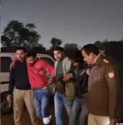 नोएडा: पुलिस मुठभेड़ में छह बदमाश गिरफ्तार, चार के पैर में लगी गोली