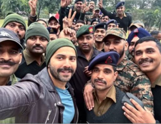 सेना दिवस : बॉर्डर पहुंचे वरुण धवन, देश के ‘रियल हीरोज’ को किया सलाम