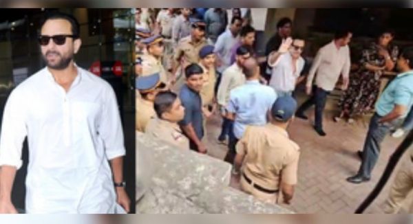 अस्पताल से घर आए सैफ, हाथ हिलाकर किया अभिवादन 