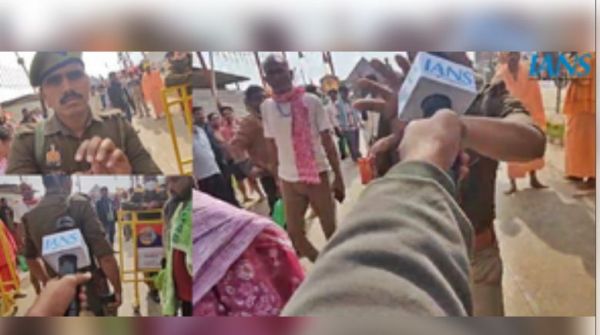 महाकुंभ 2025 : पुलिस कांस्टेबल ने आईएएनएस के रिपोर्टर से मेला ग्राउंड में किया दुर्व्यवहार 