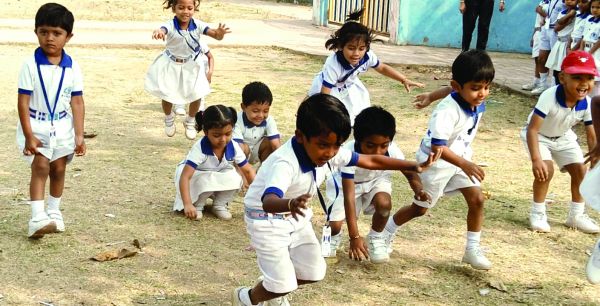 छत्रपति शिवाजी किड्स स्कूल में वार्षिक खेल का आयोजन