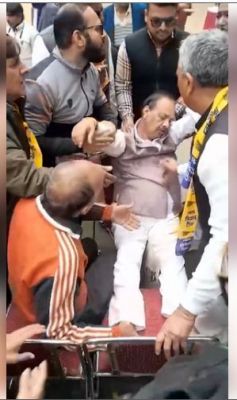 विधायक महेंद्र गोयल पर हुआ हमला, 'आप' ने लगाया भाजपा पर आरोप 