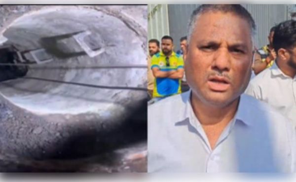 सूरत : खुली गटर में गिरा दो साल का मासूम, 18 घंटे बाद भी तलाश जारी 