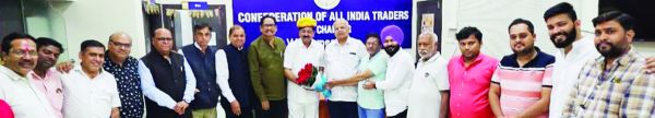 कैट राष्ट्रीय अध्यक्ष का रायपुर में भव्य स्वागत