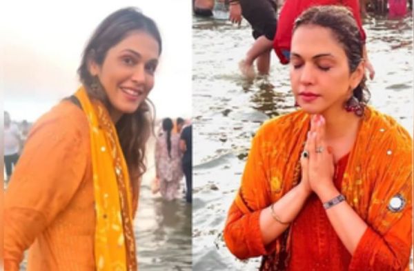 महाकुंभ : ईशा कोप्पिकर की तीन पीढ़ियों ने संगम में लगाई डुबकी, बोलीं- ‘यहां आस्था, परंपरा और आशीर्वाद’ 