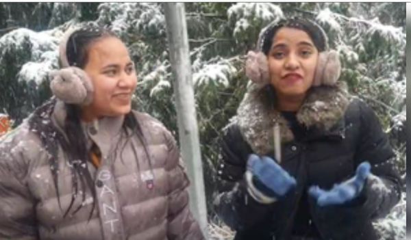 हिमाचल प्रदेश: डलहौजी में बर्फबारी से पर्यटकों में खुशी, बोले- सपना पूरा हुआ 