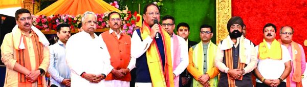 साय और रमन ने किया अशोका पाम मिडोज में गोल्डन पाम क्लब उद्घाटन