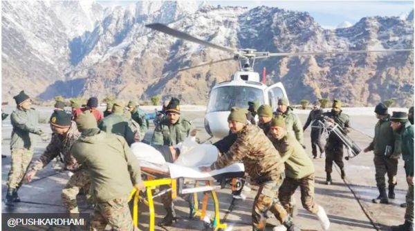 उत्तराखंड हिमस्खलन: 14 और मजदूरों को बचाया गया, एक मजदूर की मौत