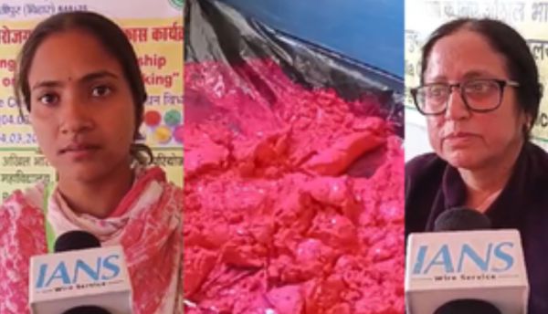 समस्तीपुर के राजेंद्र प्रसाद केंद्रीय कृषि विश्वविद्यालय की पहल, महिलाओं को दी जा रही हर्बल गुलाल बनाने की ट्रेनिंग
