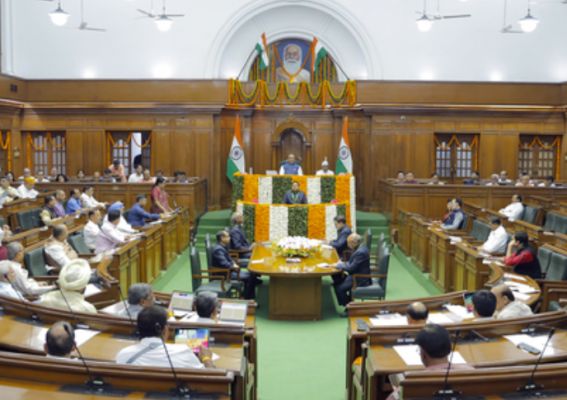 दिल्ली विधानसभा के बजट सत्र में हंगामा, कई 'आप' विधायकों को सदन से किया गया बाहर