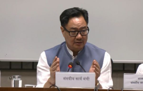 बजट सत्र 2025 में संसद ने बनाया नया रिकॉर्ड, 17 घंटे से अधिक चली चर्चा : किरेन रिजिजू 