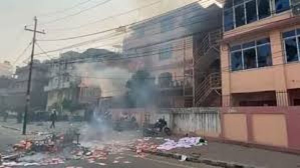 राजशाही समर्थक आरआरपी ने काठमांडू में विरोध प्रदर्शन किया, गिरफ्तार नेताओं की रिहाई की मांग की