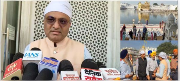 संयुक्त सचिव केजी श्रीनिवास ने सचखंड श्री हरमंदिर साहिब में टेका मत्था, बोले- 'मन को शांति मिली' 