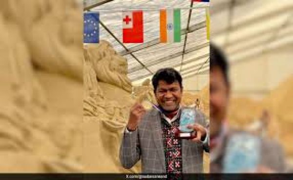 ब्रिटेन में ‘सैंड मास्टर’ पुरस्कार से सम्मानित होने वाले पहले भारतीय कलाकार बने सुदर्शन पटनायक