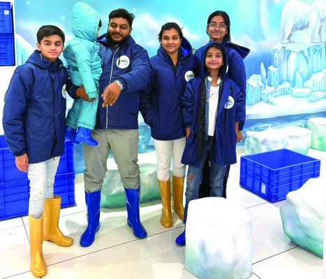 पंडरी सिटी सेन्टर मॉल स्थित रायपुर के पहला स्नो पार्क में 10 डिग्री में कश्मीर की वादियों का आनंद 