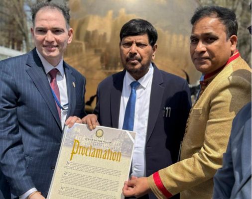 न्यूयॉर्क में 14 अप्रैल का दिन आंबेडकर दिवस घोषित किया गया