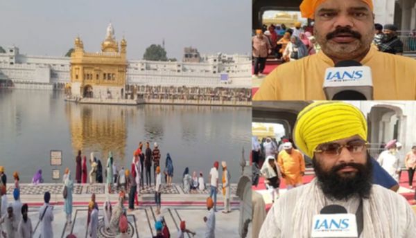 अमृतसर: गुरु तेग बहादुर जी के प्रकाश पर्व पर गुरुद्वारों में उमड़े श्रद्धालु 